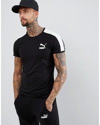 Puma T7 Muscle Fit T Shirt In Black 57635201