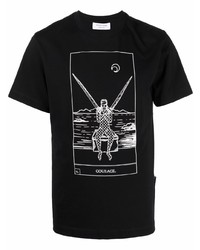 Marine Serre Tarot Card Print T Shirt