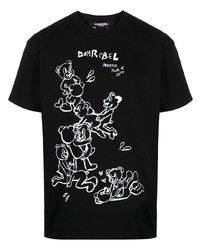 DOMREBEL Teddy Bear Print T Shirt