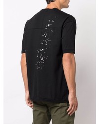 Thom Krom Text Print Organic Cotton T Shirt