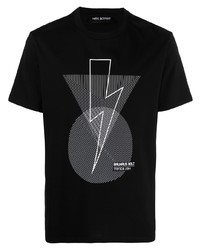 Neil Barrett Thunderbolt Print T Shirt