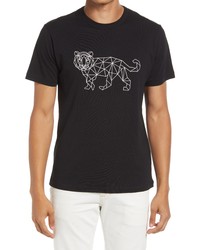 French Connection Tiger Grid Graphic Tee