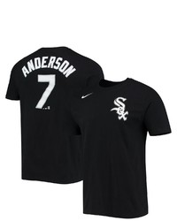 Nike Tim Anderson Black Chicago White Sox Name Number T Shirt At Nordstrom