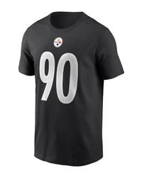 Nike Tj Watt Black Pittsburgh Ers Name Number T Shirt