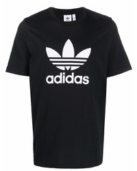 adidas Trefoil Logo Print Cotton T Shirt