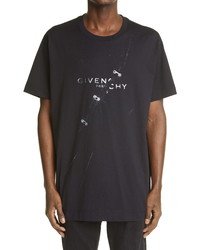 Givenchy Trompe Loeil Ring Logo Graphic Tee
