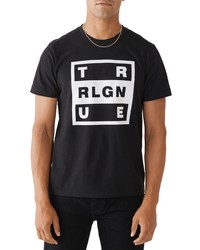 True Religion Brand Jeans True Square Logo Graphic Tee
