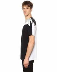 Marcelo Burlon County of Milan Two Tone Double Wing Jersey T Shirt