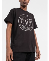 VERSACE JEANS COUTURE V Emblem Cotton T Shirt