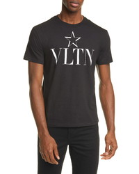 Valentino Vltn Star Crewneck T Shirt