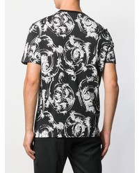Versace Wave Print T Shirt