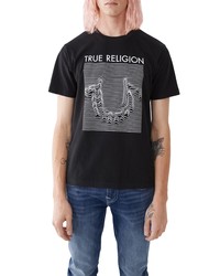True Religion Brand Jeans Wavy Logo Graphic Tee