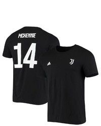 adidas Weston Mckennie Black Juventus Amplifier Name Number T Shirt