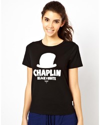 White Chocoolate Chaplin Logo Tee