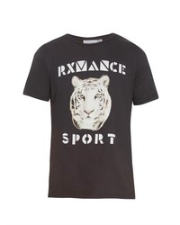 Rxmance White Tiger Printed Jersey T Shirt