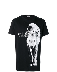 Valentino Wild Dog Print T Shirt