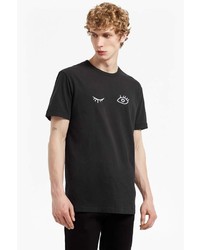 French Connection Wink Cotton Print T Shirt