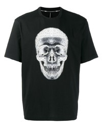 Blackbarrett Wireframe Skull T Shirt