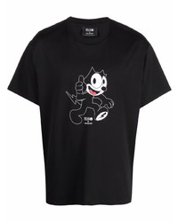 Neil Barrett X Felix The Cat Print T Shirt