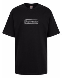 Supreme X Kaws Chalk Logo T Shirt