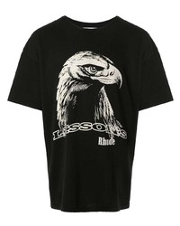 Rhude X Lessons Eagle Print T Shirt
