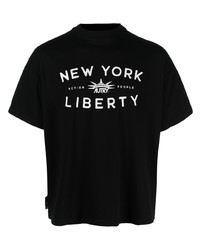 AUTRY X Liberty Logo Print Cotton T Shirt