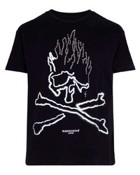 Travis Scott X Mastermind Skull Embellished T Shirt