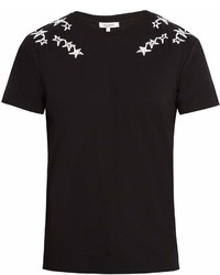 Valentino X Zandra Rhodes Star Print Cotton Jersey T Shirt