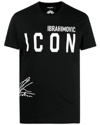 DSQUARED2 X Zlatan Ibrahimovic Icon Print T Shirt
