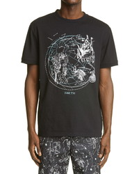 Valentino Zodiac Map Graphic Tee