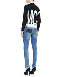MCQ Alexander Ueen Logo Cropped Sweater