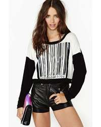Nasty Gal Coded Crop Knit