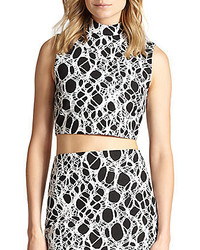 Elizabeth and James Aisling Mia Printed Cropped Top