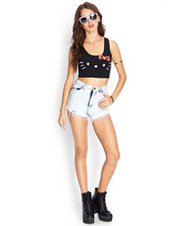 Forever 21 Hello Kitty Crop Top