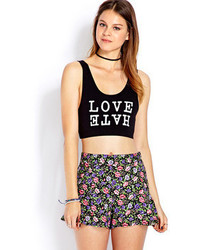Forever 21 Love Hate Crop Top
