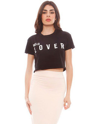 Singer22 Lovers Friends Hello Lover Cropped Tee