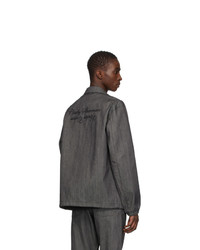 Undercover Black Denim Portrait Jacket