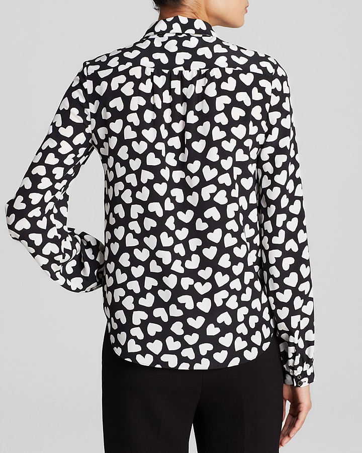 kate spade heart blouse