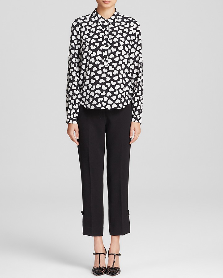 kate spade heart blouse