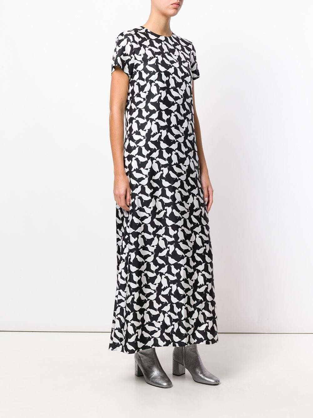 La Doublej Bird Print Dress, $620 | farfetch.com | Lookastic