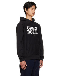 Cowgirl Blue Co Black Open Book Hoodie