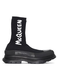 Alexander McQueen Tread Sock Style Boots