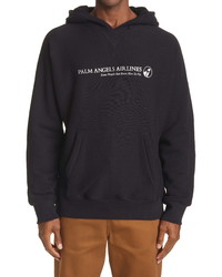 Palm Angels Airlines Graphic Hoodie