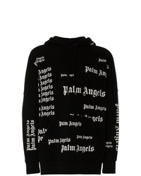 Palm Angels All Over Cotton Hoodie