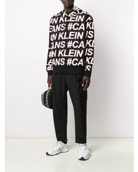 Calvin Klein Jeans All Over Logo Print Hoodie