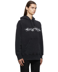 Givenchy Black Barbed Wire Hoodie