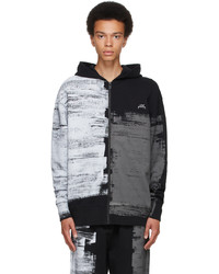 A-Cold-Wall* Black Brush Stroke Zip Up Hoodie