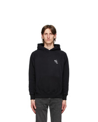 Second/Layer Black Caddy Rosary Hoodie
