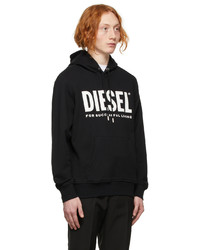 Diesel Black Ecologo Hoodie