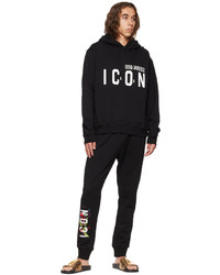 DSQUARED2 Black Icon Cool Hoodie